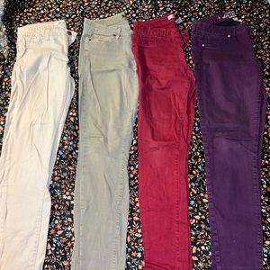 4 skinny pants
